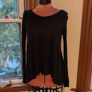 Eileen Fisher (Fisher Project) Women's Swing Hi- Low Top. Pima Cotton jersey X-S